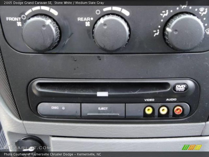 Stone White / Medium Slate Gray 2005 Dodge Grand Caravan SE