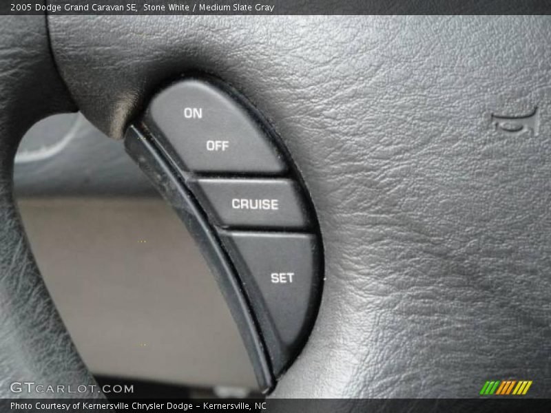 Stone White / Medium Slate Gray 2005 Dodge Grand Caravan SE