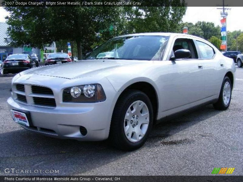 Bright Silver Metallic / Dark Slate Gray/Light Slate Gray 2007 Dodge Charger