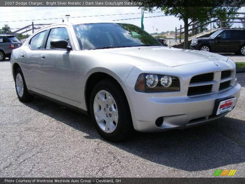 Bright Silver Metallic / Dark Slate Gray/Light Slate Gray 2007 Dodge Charger