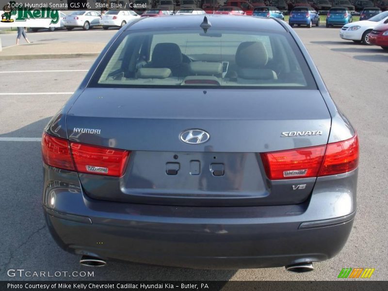 Slate Blue / Camel 2009 Hyundai Sonata GLS V6