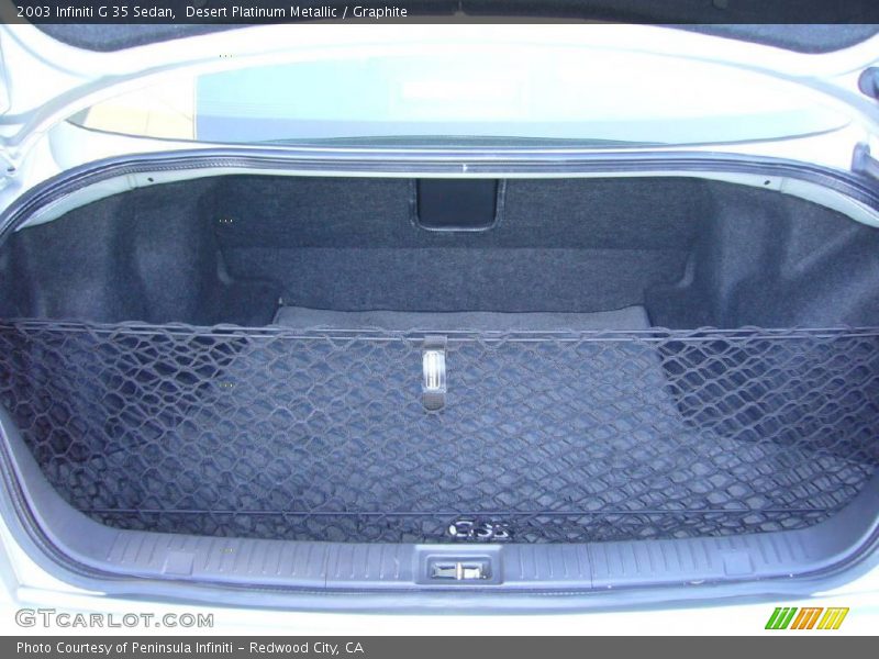 Desert Platinum Metallic / Graphite 2003 Infiniti G 35 Sedan