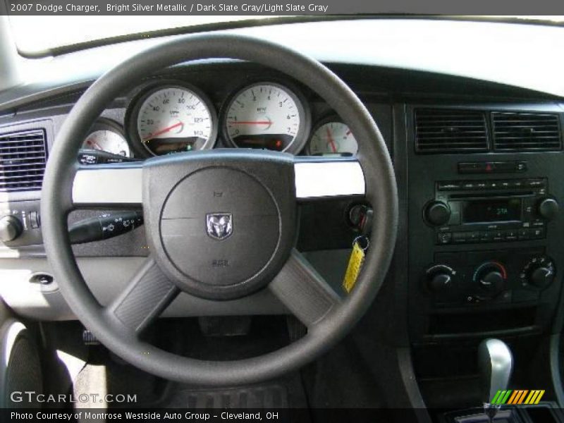 Bright Silver Metallic / Dark Slate Gray/Light Slate Gray 2007 Dodge Charger