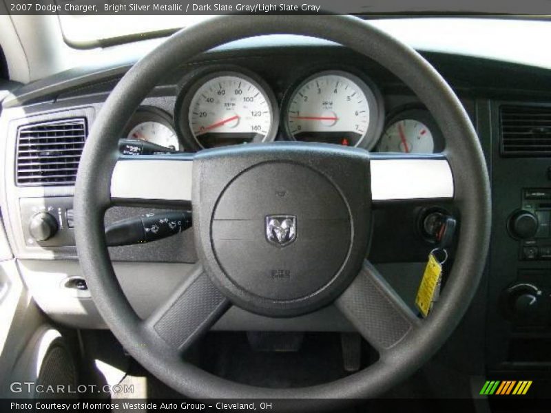 Bright Silver Metallic / Dark Slate Gray/Light Slate Gray 2007 Dodge Charger