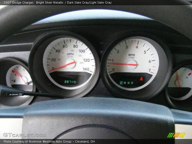 Bright Silver Metallic / Dark Slate Gray/Light Slate Gray 2007 Dodge Charger