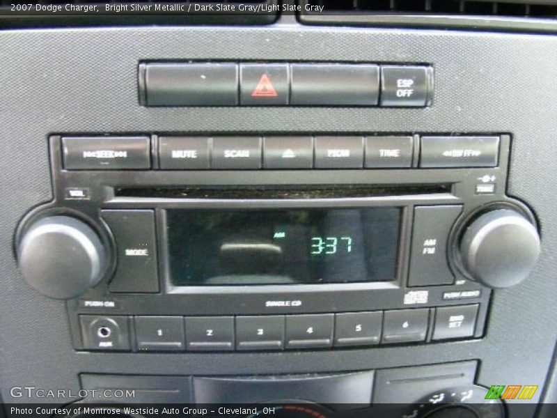 Bright Silver Metallic / Dark Slate Gray/Light Slate Gray 2007 Dodge Charger