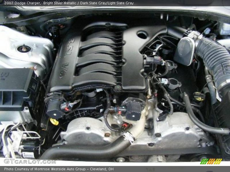 Bright Silver Metallic / Dark Slate Gray/Light Slate Gray 2007 Dodge Charger