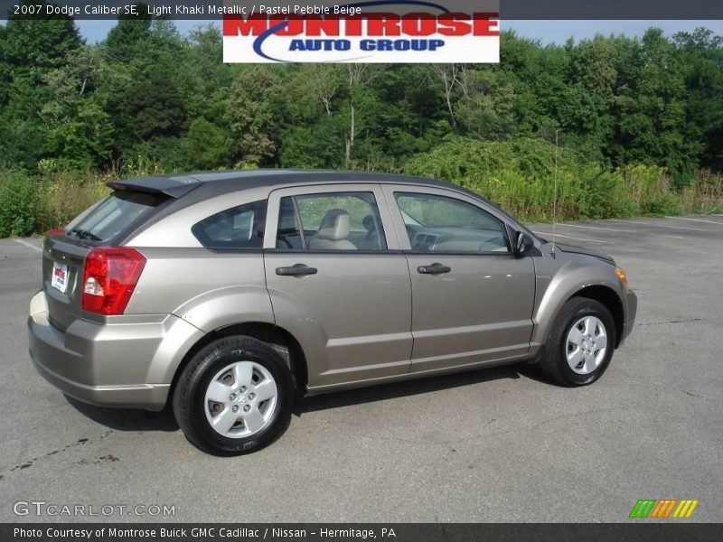 Light Khaki Metallic / Pastel Pebble Beige 2007 Dodge Caliber SE