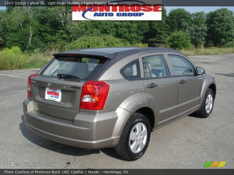 Light Khaki Metallic / Pastel Pebble Beige 2007 Dodge Caliber SE