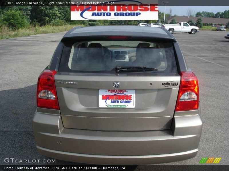 Light Khaki Metallic / Pastel Pebble Beige 2007 Dodge Caliber SE