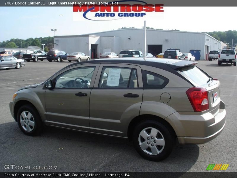 Light Khaki Metallic / Pastel Pebble Beige 2007 Dodge Caliber SE
