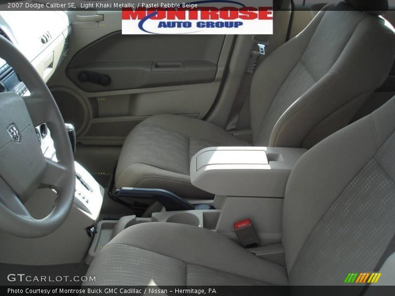 Light Khaki Metallic / Pastel Pebble Beige 2007 Dodge Caliber SE
