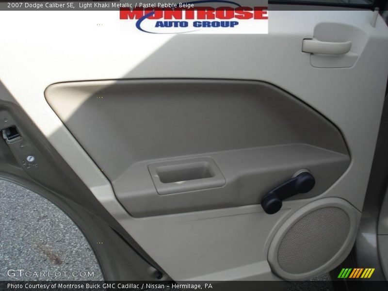 Light Khaki Metallic / Pastel Pebble Beige 2007 Dodge Caliber SE
