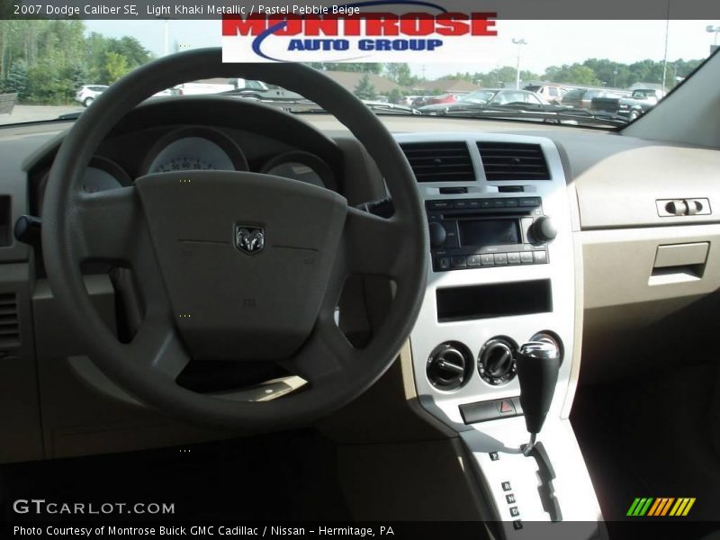 Light Khaki Metallic / Pastel Pebble Beige 2007 Dodge Caliber SE