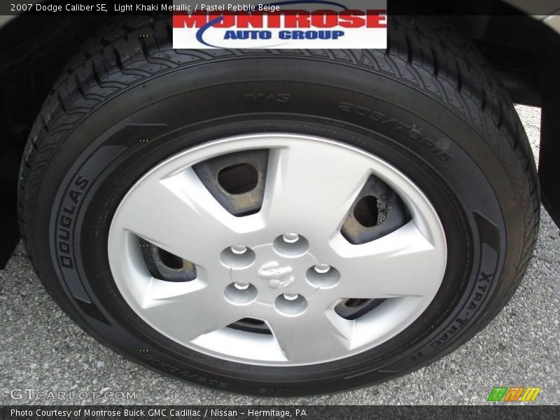 Light Khaki Metallic / Pastel Pebble Beige 2007 Dodge Caliber SE