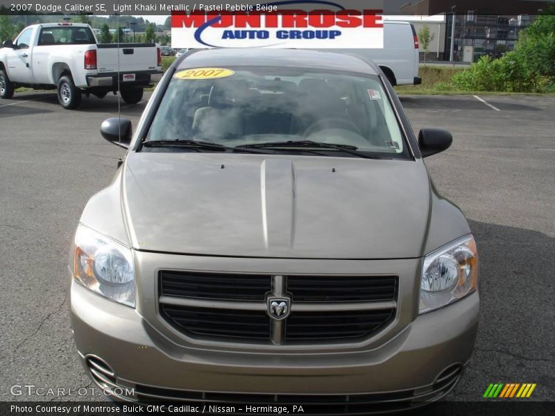 Light Khaki Metallic / Pastel Pebble Beige 2007 Dodge Caliber SE