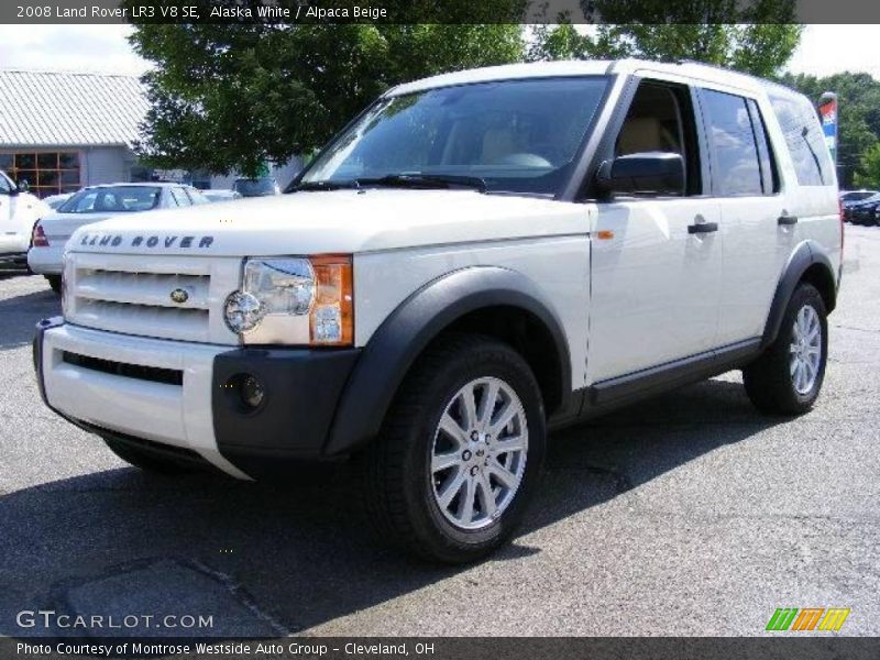 Alaska White / Alpaca Beige 2008 Land Rover LR3 V8 SE