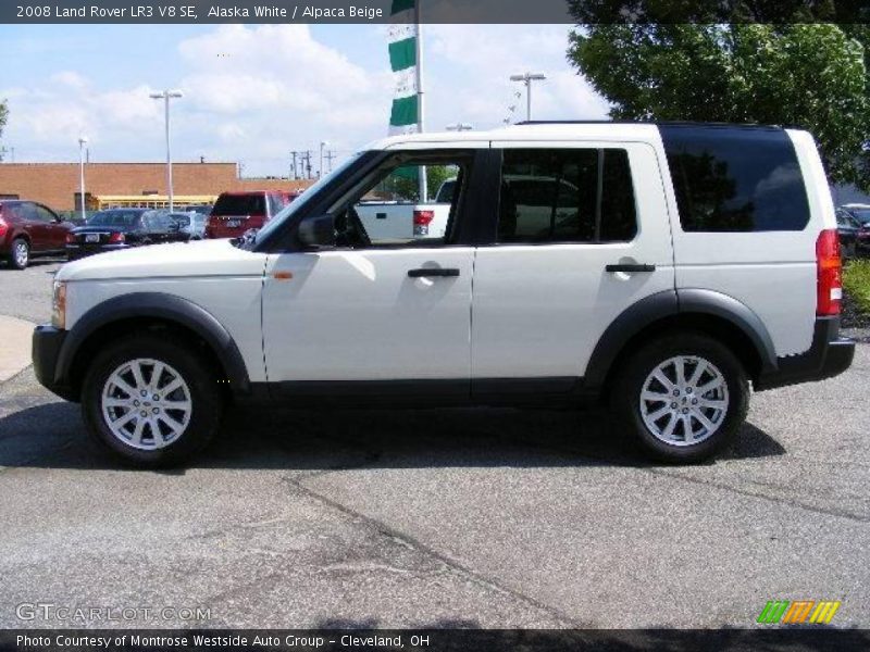 Alaska White / Alpaca Beige 2008 Land Rover LR3 V8 SE
