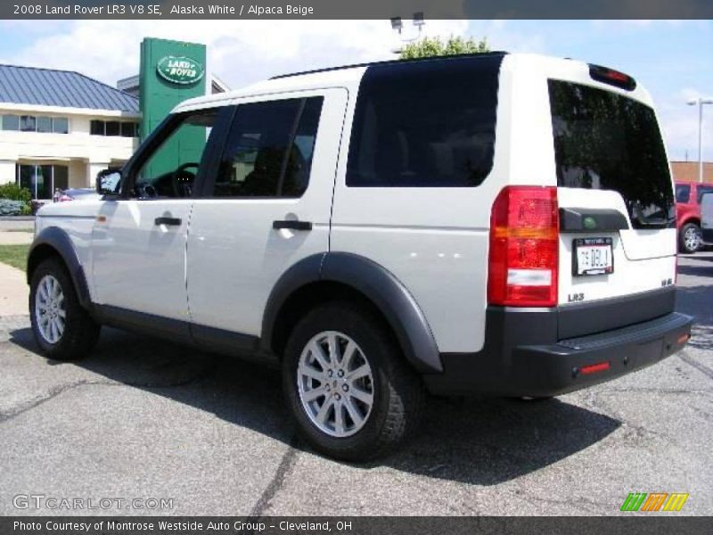 Alaska White / Alpaca Beige 2008 Land Rover LR3 V8 SE