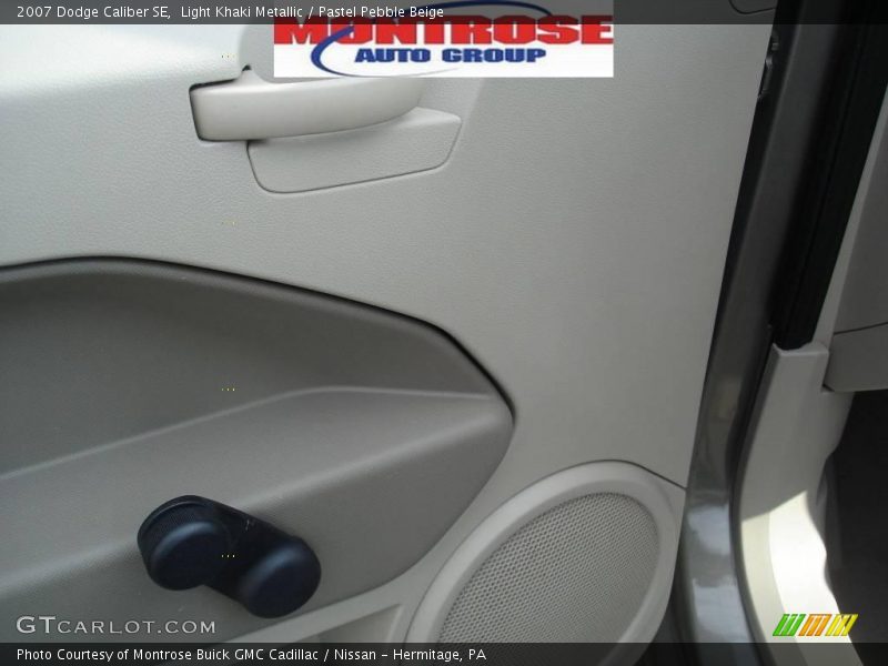 Light Khaki Metallic / Pastel Pebble Beige 2007 Dodge Caliber SE