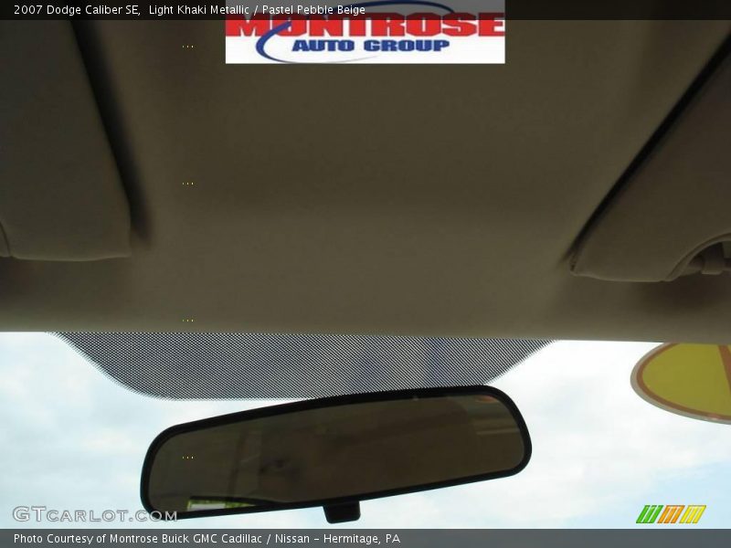 Light Khaki Metallic / Pastel Pebble Beige 2007 Dodge Caliber SE