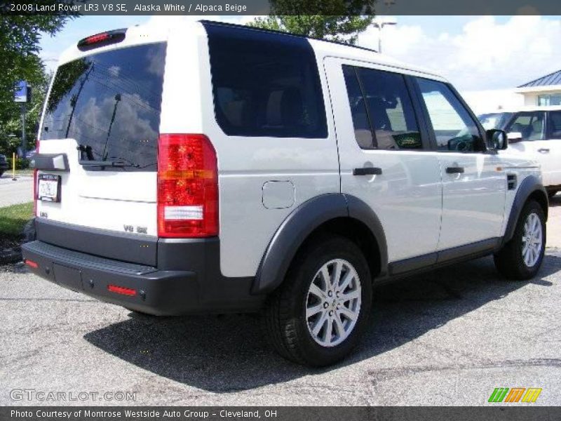 Alaska White / Alpaca Beige 2008 Land Rover LR3 V8 SE
