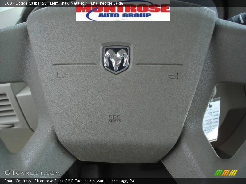 Light Khaki Metallic / Pastel Pebble Beige 2007 Dodge Caliber SE