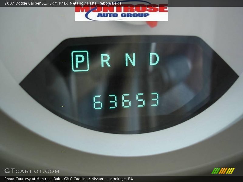 Light Khaki Metallic / Pastel Pebble Beige 2007 Dodge Caliber SE