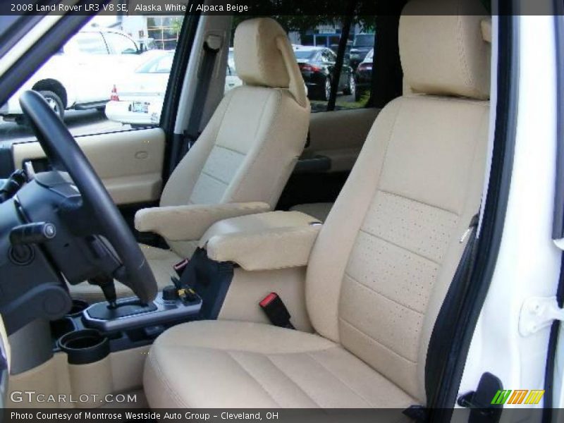 Alaska White / Alpaca Beige 2008 Land Rover LR3 V8 SE