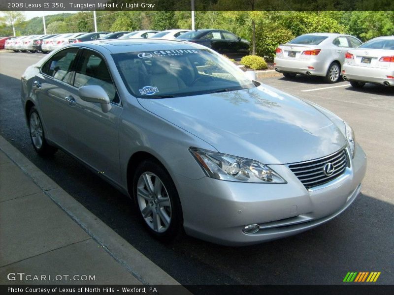 Tungsten Metallic / Light Gray 2008 Lexus ES 350