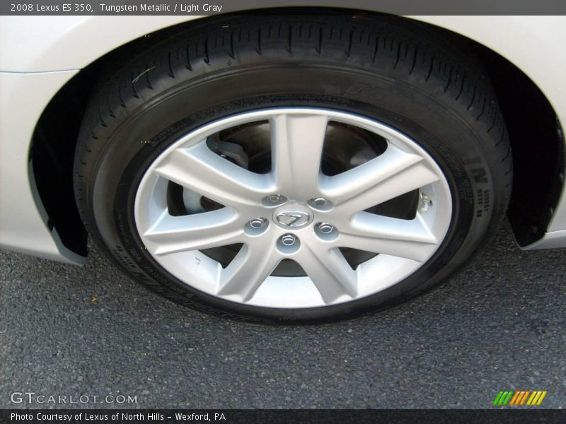 Tungsten Metallic / Light Gray 2008 Lexus ES 350