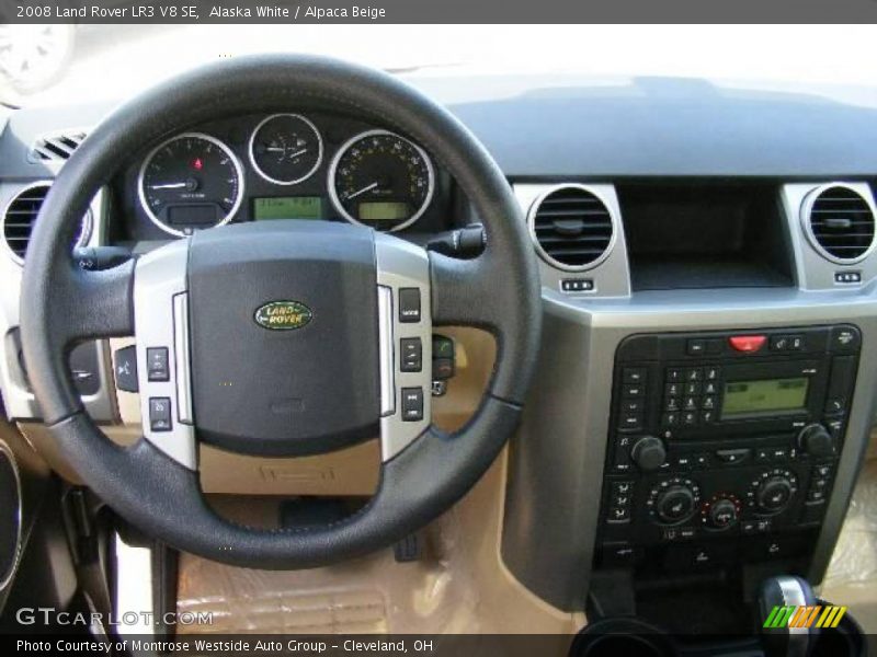 Alaska White / Alpaca Beige 2008 Land Rover LR3 V8 SE