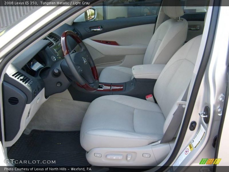 Tungsten Metallic / Light Gray 2008 Lexus ES 350