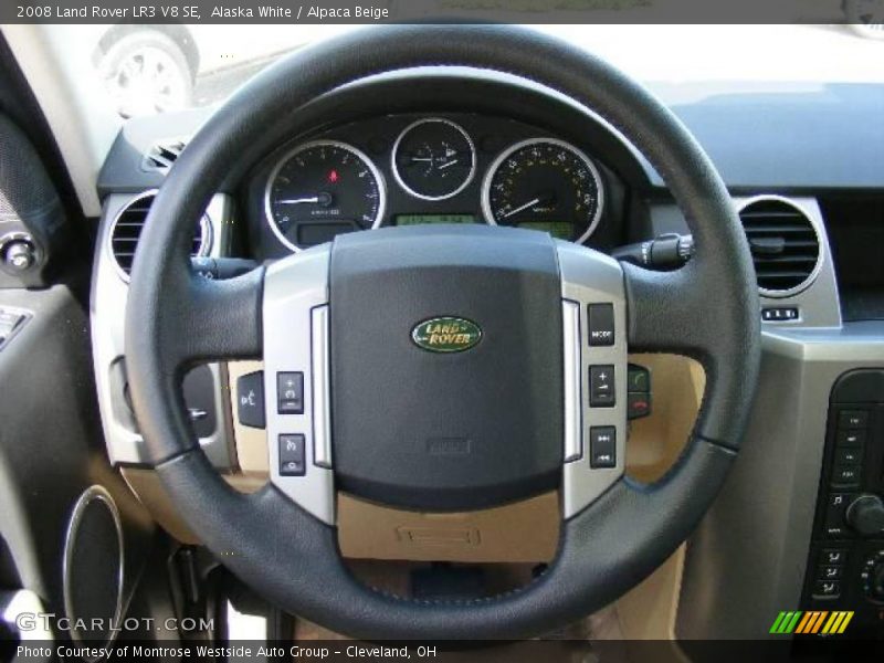 Alaska White / Alpaca Beige 2008 Land Rover LR3 V8 SE