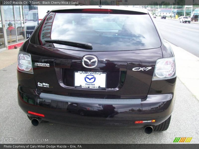 Black Cherry Mica / Sand 2007 Mazda CX-7 Sport