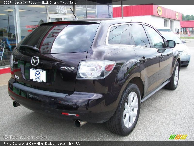 Black Cherry Mica / Sand 2007 Mazda CX-7 Sport