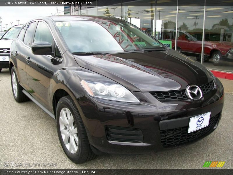 Black Cherry Mica / Sand 2007 Mazda CX-7 Sport