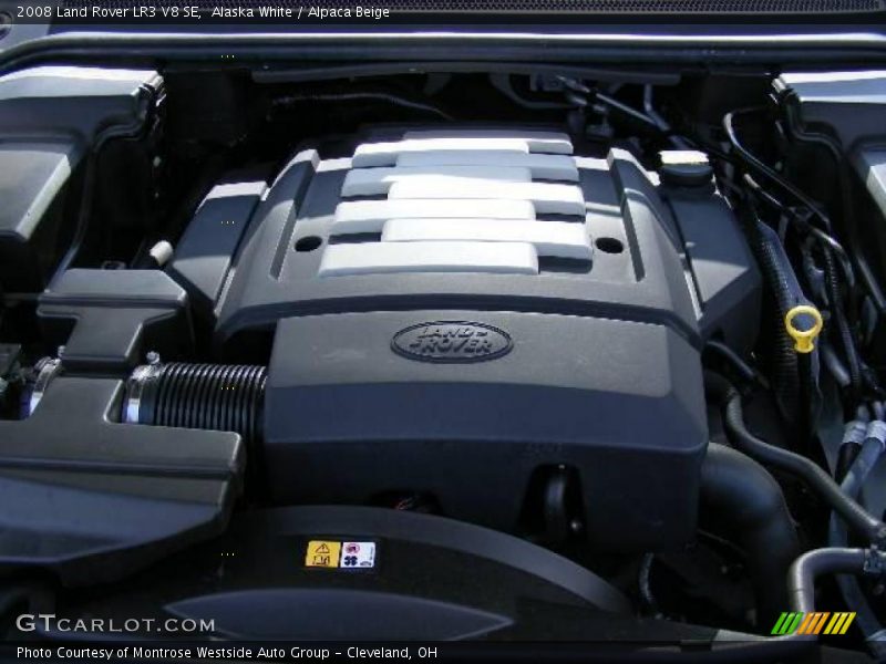 Alaska White / Alpaca Beige 2008 Land Rover LR3 V8 SE