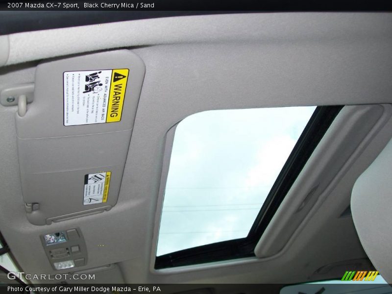 Black Cherry Mica / Sand 2007 Mazda CX-7 Sport