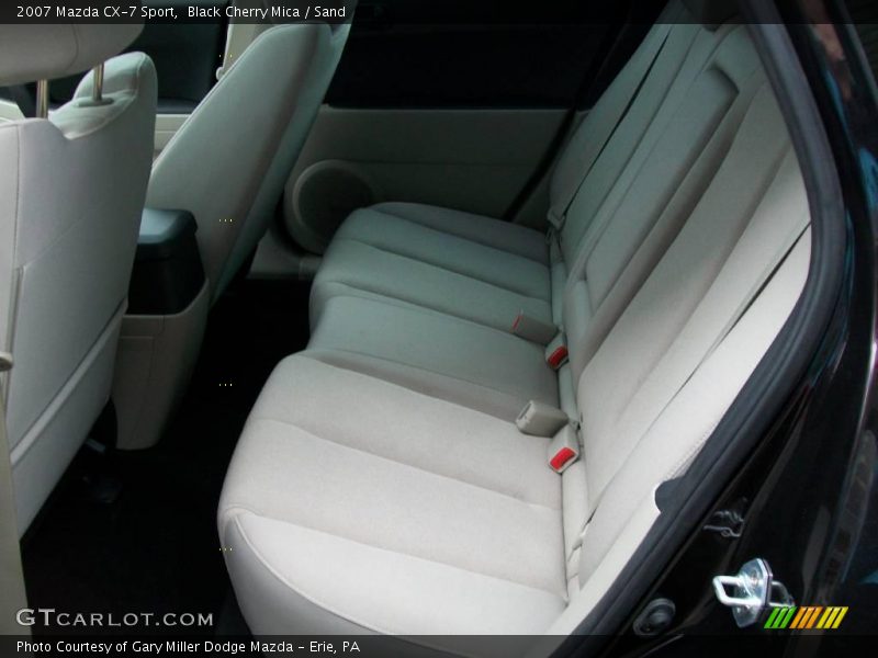 Black Cherry Mica / Sand 2007 Mazda CX-7 Sport