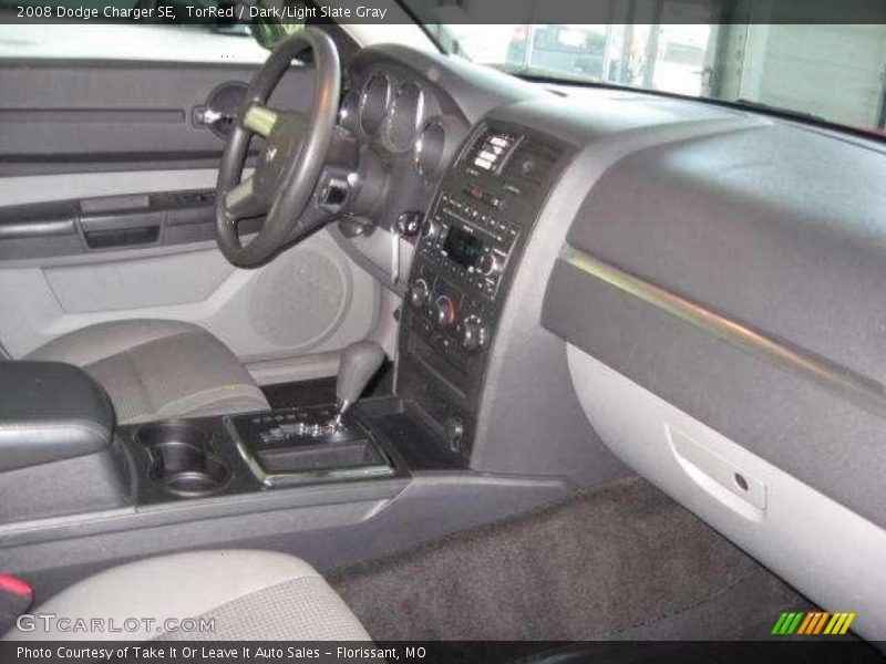 TorRed / Dark/Light Slate Gray 2008 Dodge Charger SE
