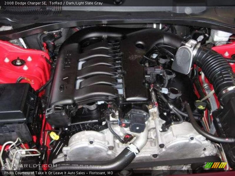 TorRed / Dark/Light Slate Gray 2008 Dodge Charger SE