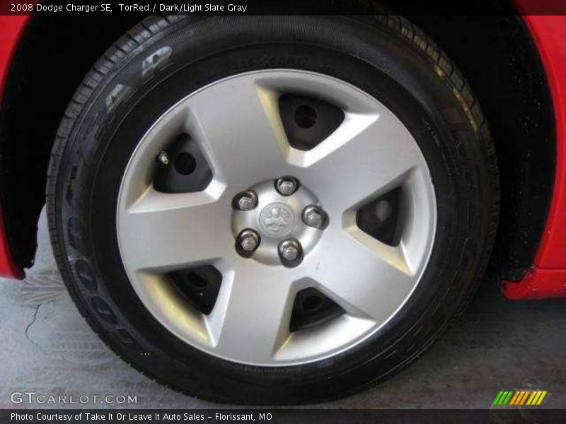 TorRed / Dark/Light Slate Gray 2008 Dodge Charger SE