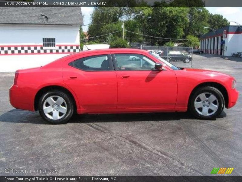 TorRed / Dark/Light Slate Gray 2008 Dodge Charger SE