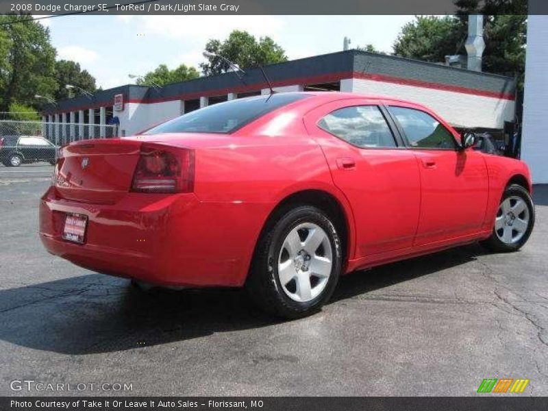 TorRed / Dark/Light Slate Gray 2008 Dodge Charger SE