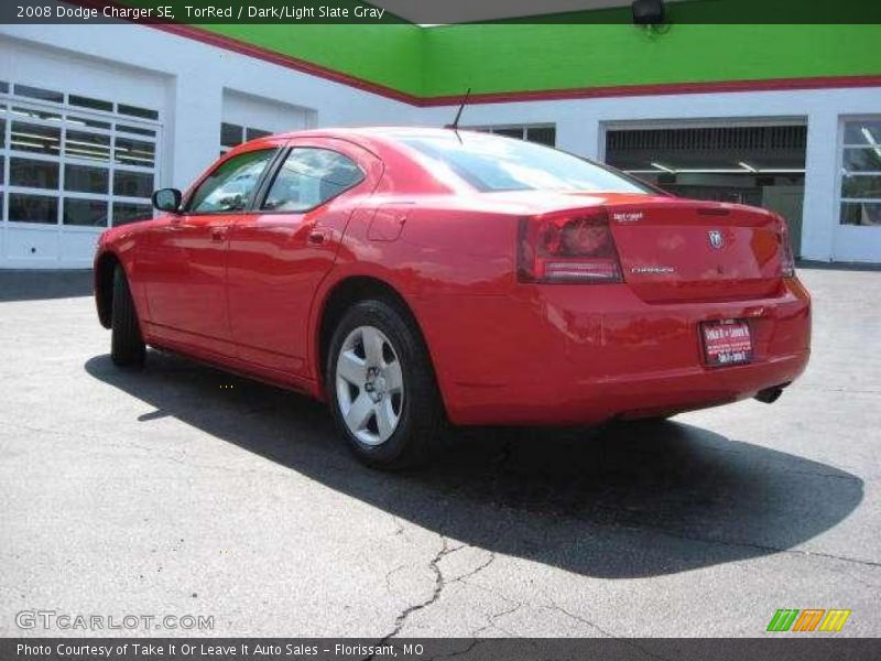 TorRed / Dark/Light Slate Gray 2008 Dodge Charger SE