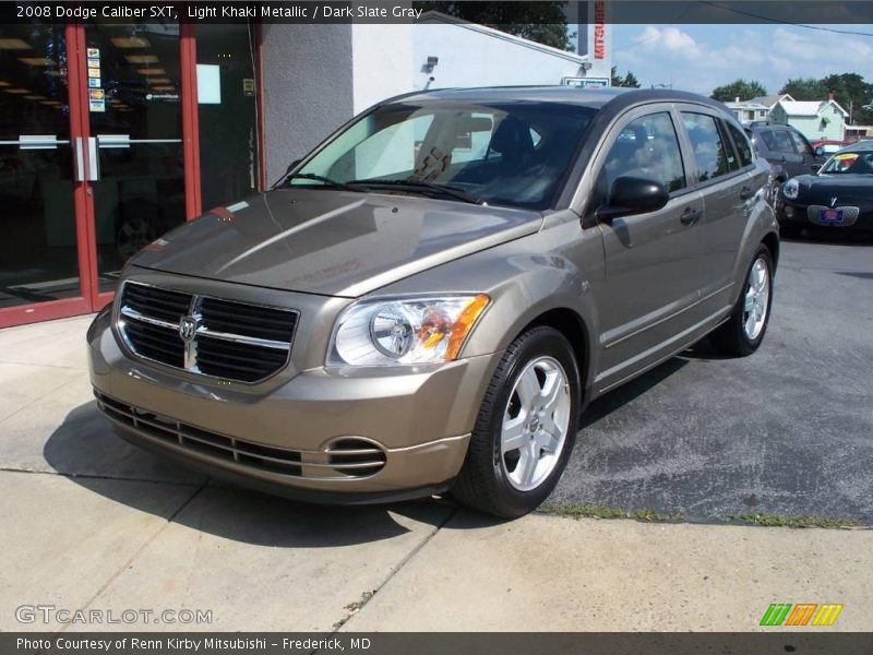 Light Khaki Metallic / Dark Slate Gray 2008 Dodge Caliber SXT