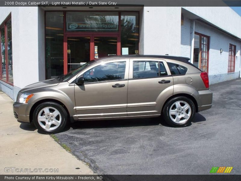 Light Khaki Metallic / Dark Slate Gray 2008 Dodge Caliber SXT