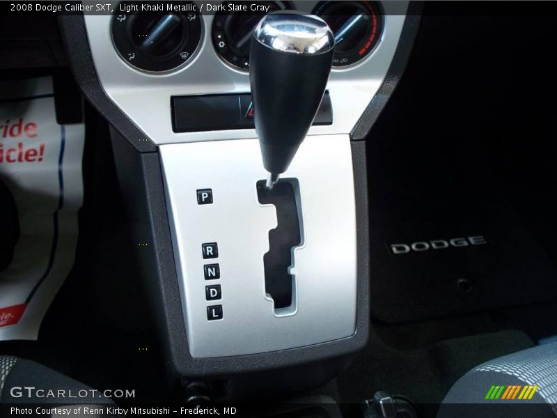 Light Khaki Metallic / Dark Slate Gray 2008 Dodge Caliber SXT