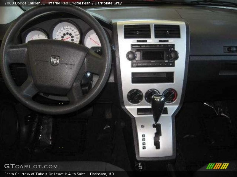 Inferno Red Crystal Pearl / Dark Slate Gray 2008 Dodge Caliber SE